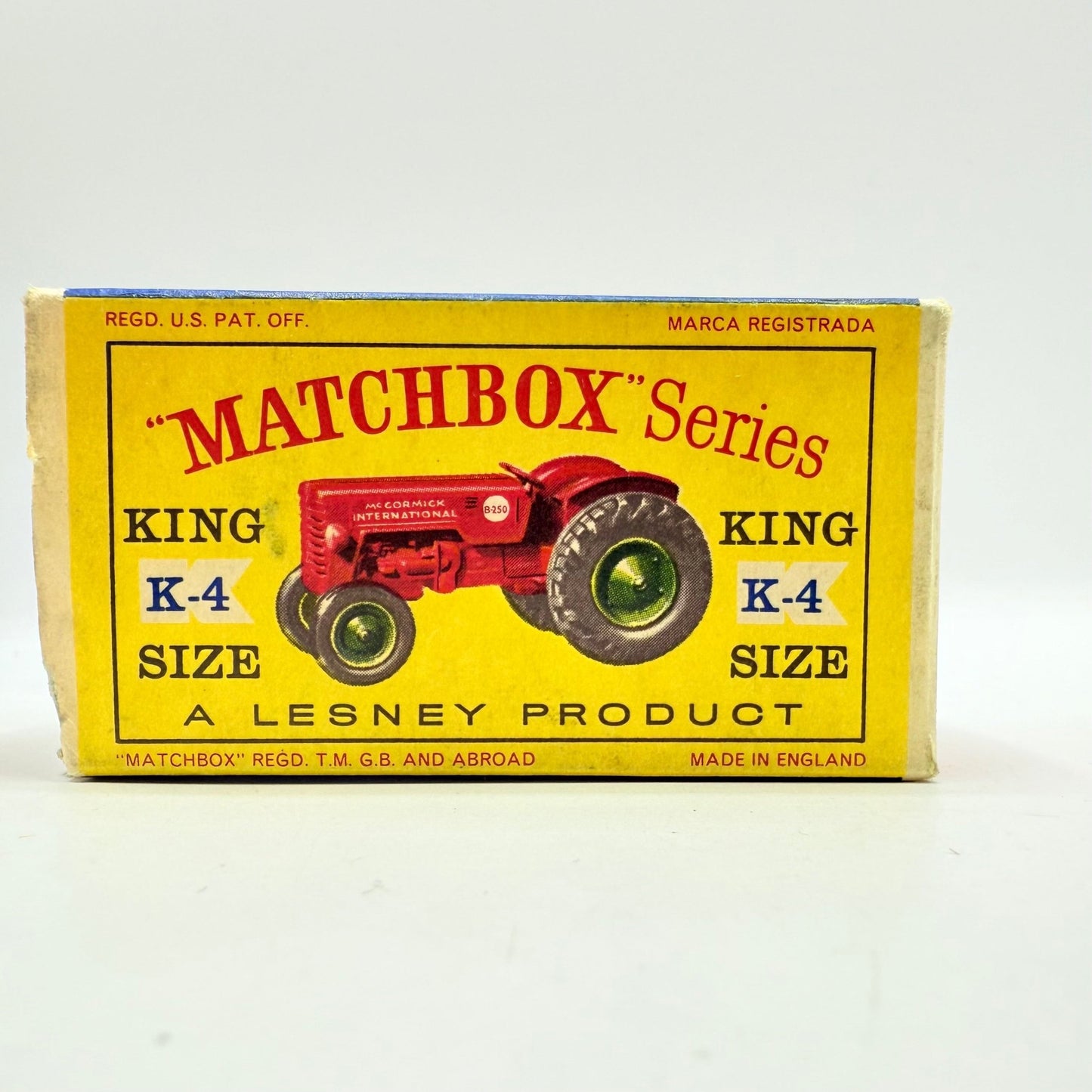 Matchbox Lesney King Size K - 4 McCormick International Tractor - Magic Matchbox