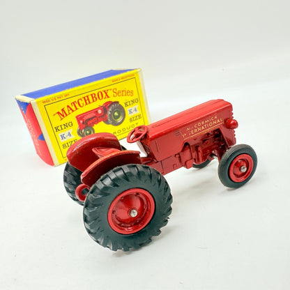 Matchbox Lesney King Size K - 4 McCormick International Tractor - Magic Matchbox