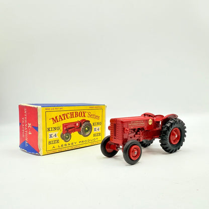 Matchbox Lesney King Size K - 4 McCormick International Tractor - Magic Matchbox