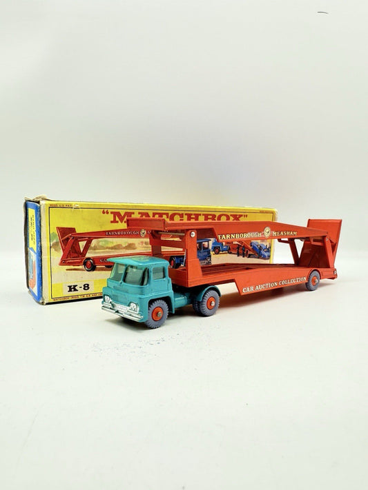 Matchbox Lesney King Size K - 8 Guy Warrior Car Transporter - Magic Matchbox