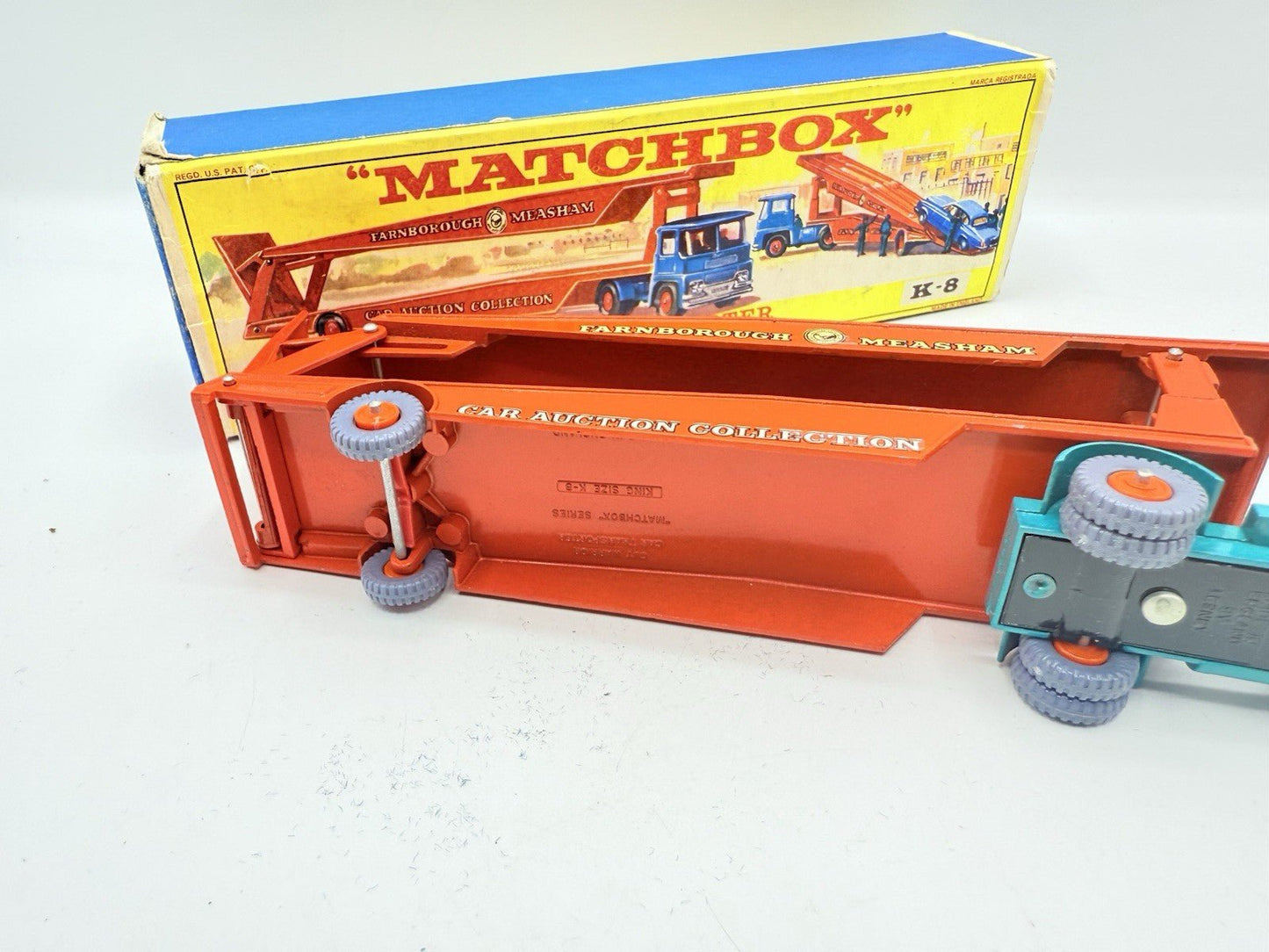 Matchbox Lesney King Size K - 8 Guy Warrior Car Transporter - Magic Matchbox