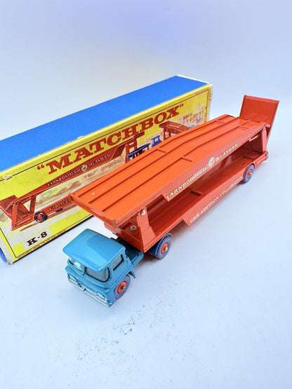 Matchbox Lesney King Size K - 8 Guy Warrior Car Transporter - Magic Matchbox