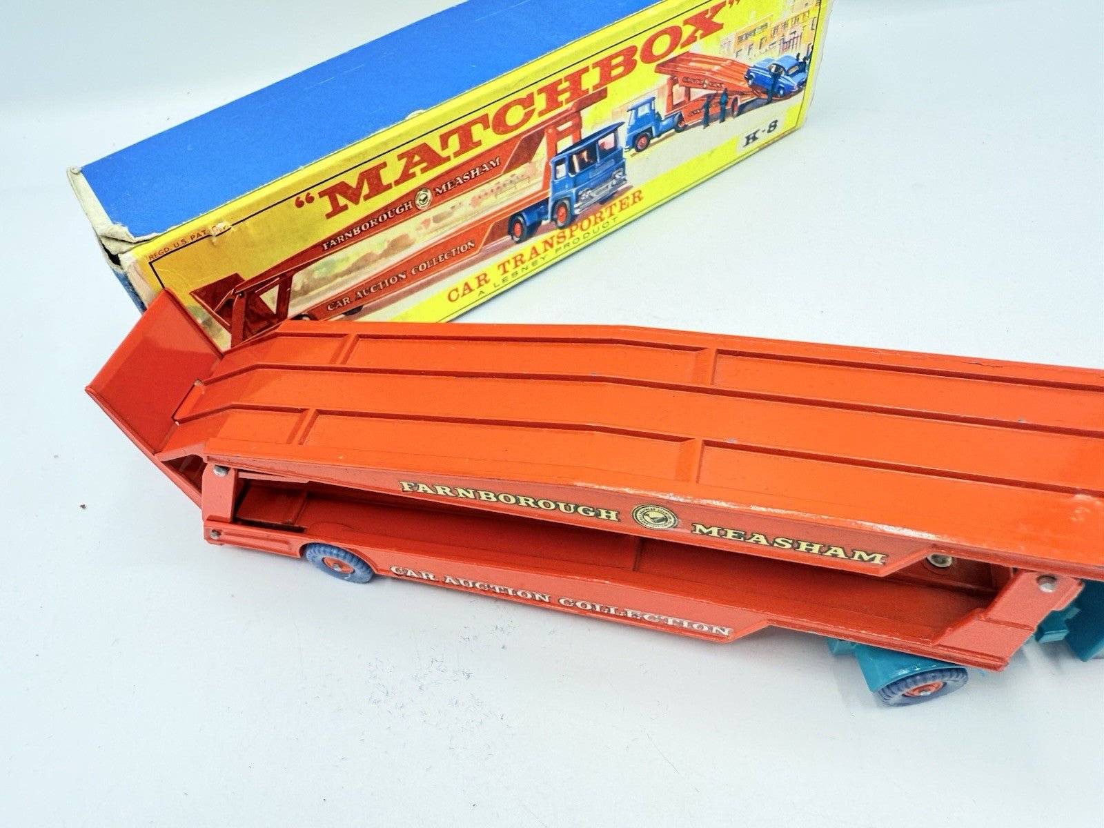 Matchbox Lesney King Size K - 8 Guy Warrior Car Transporter - Magic Matchbox
