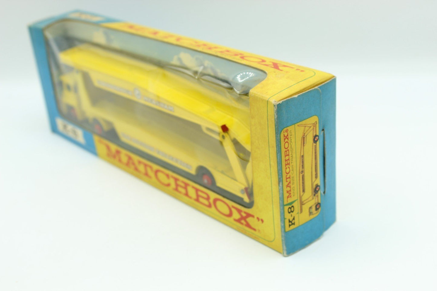 Matchbox Lesney Kingsize K - 8 Guy Warrior Car Transporter Yellow - Magic Matchbox