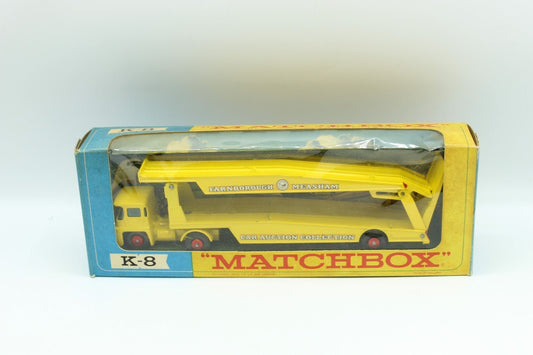 Matchbox Lesney Kingsize K - 8 Guy Warrior Car Transporter Yellow - Magic Matchbox