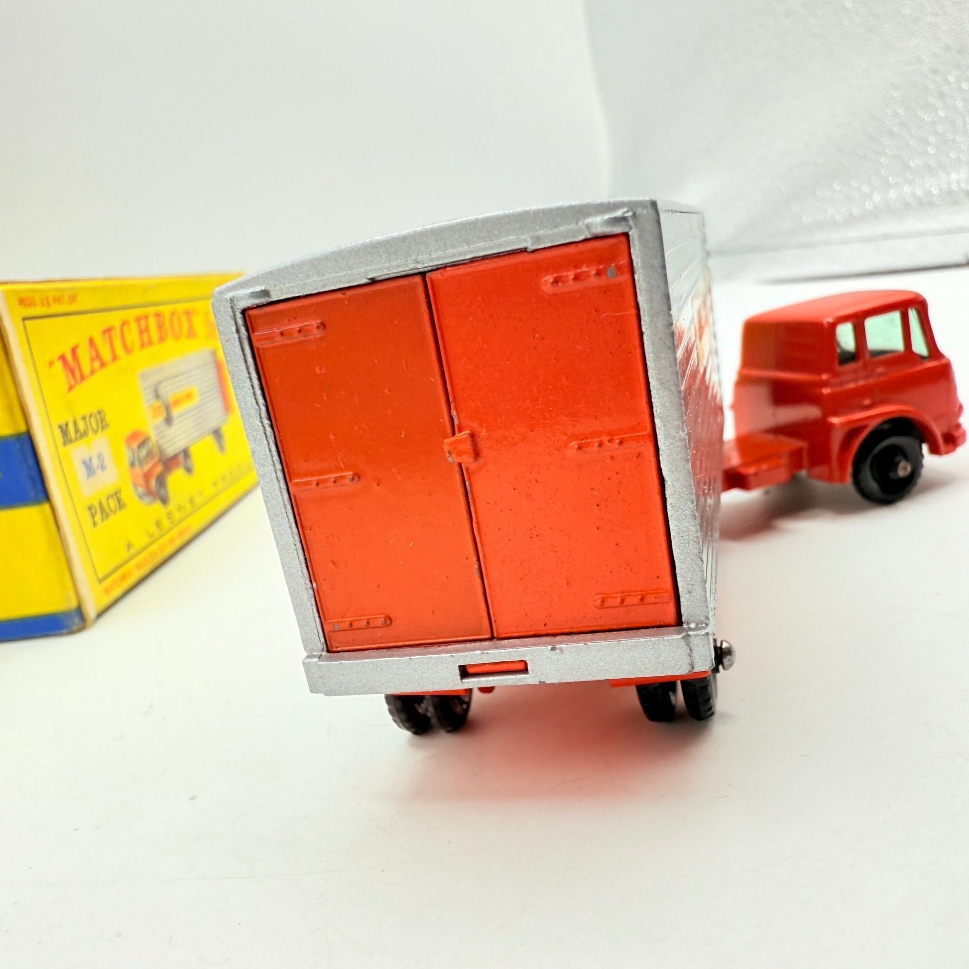 Matchbox Lesney M - 2 Major Pack M2 York Freightmaster Truck - Davies Tyres BPW - Magic Matchbox