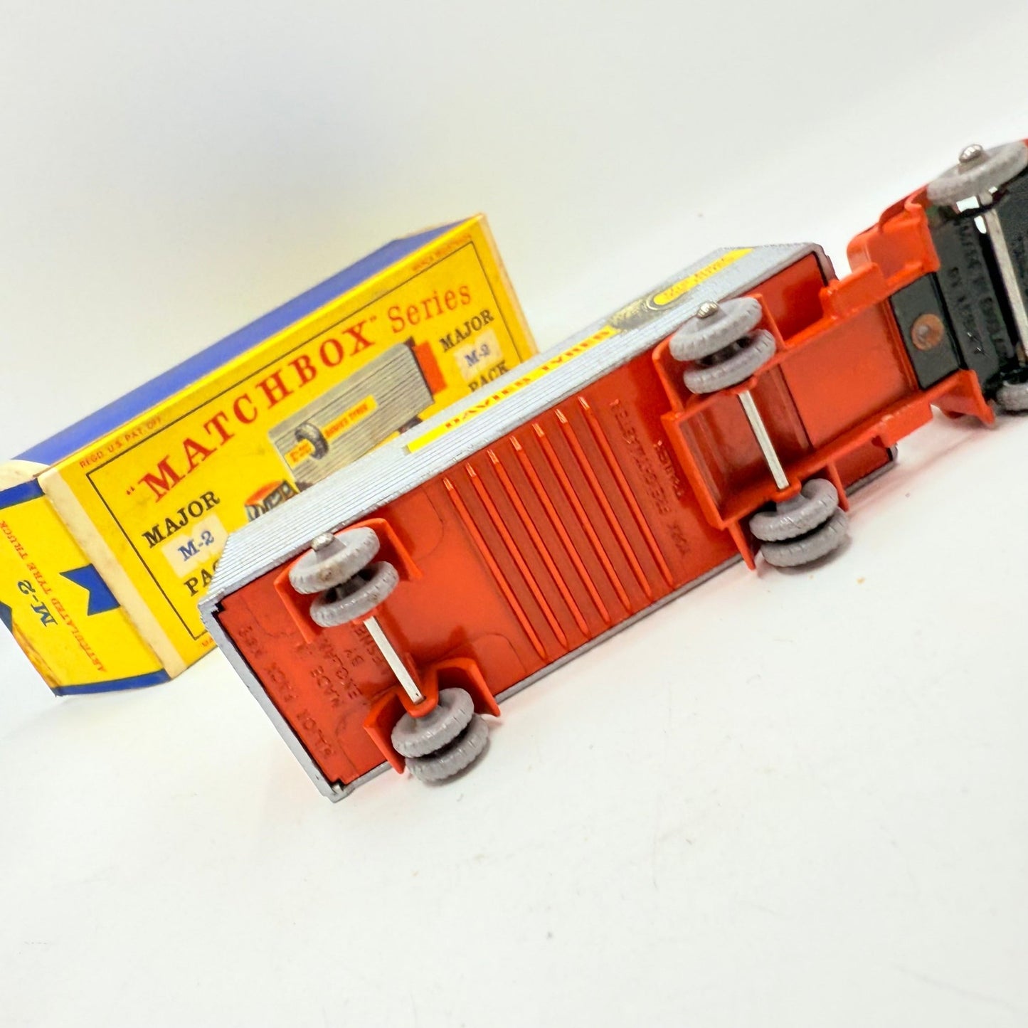 Matchbox Lesney M - 2 Major Pack M2 York Freightmaster Truck - Davies Tyres Rare GPW - Magic Matchbox