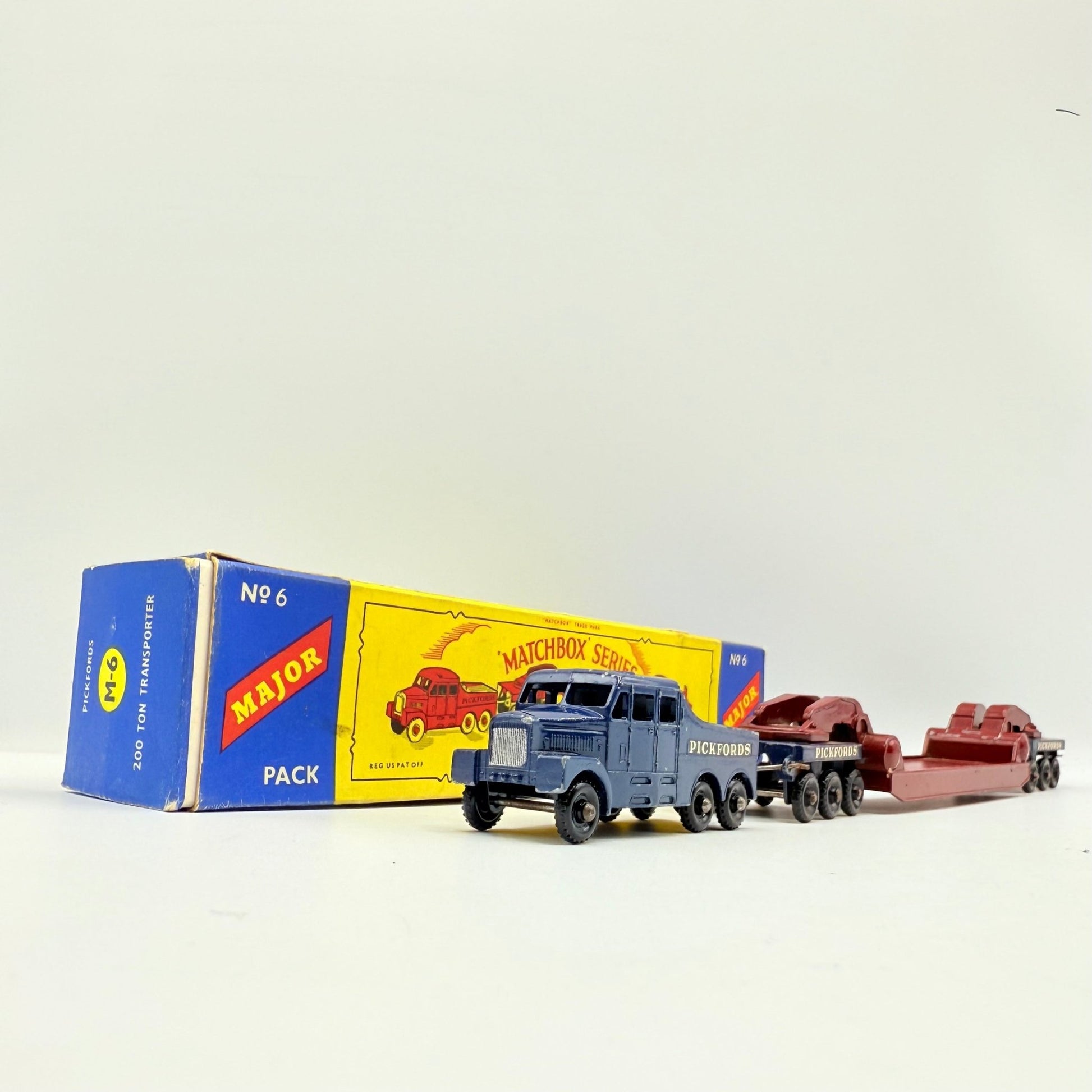 Matchbox Lesney M - 6 200 Ton Transporter Pickfords Major Pack - Magic Matchbox