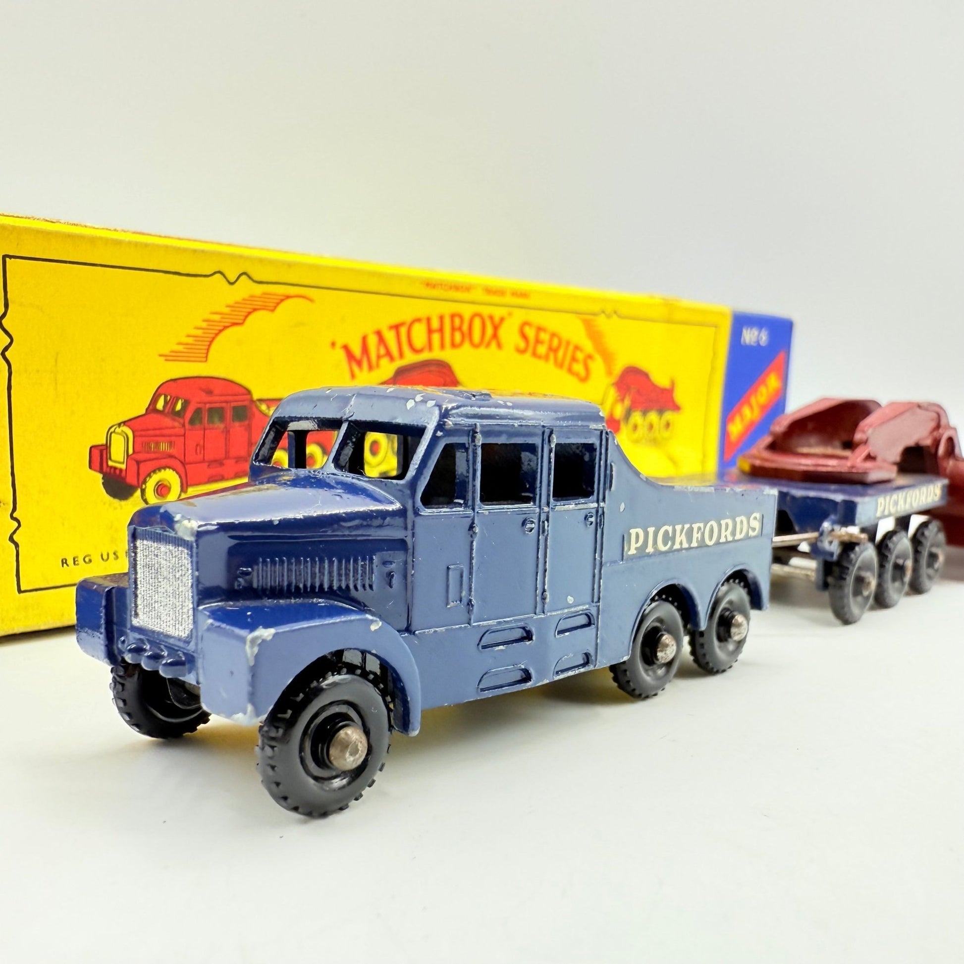 Matchbox Lesney M - 6 200 Ton Transporter Pickfords Major Pack - Magic Matchbox