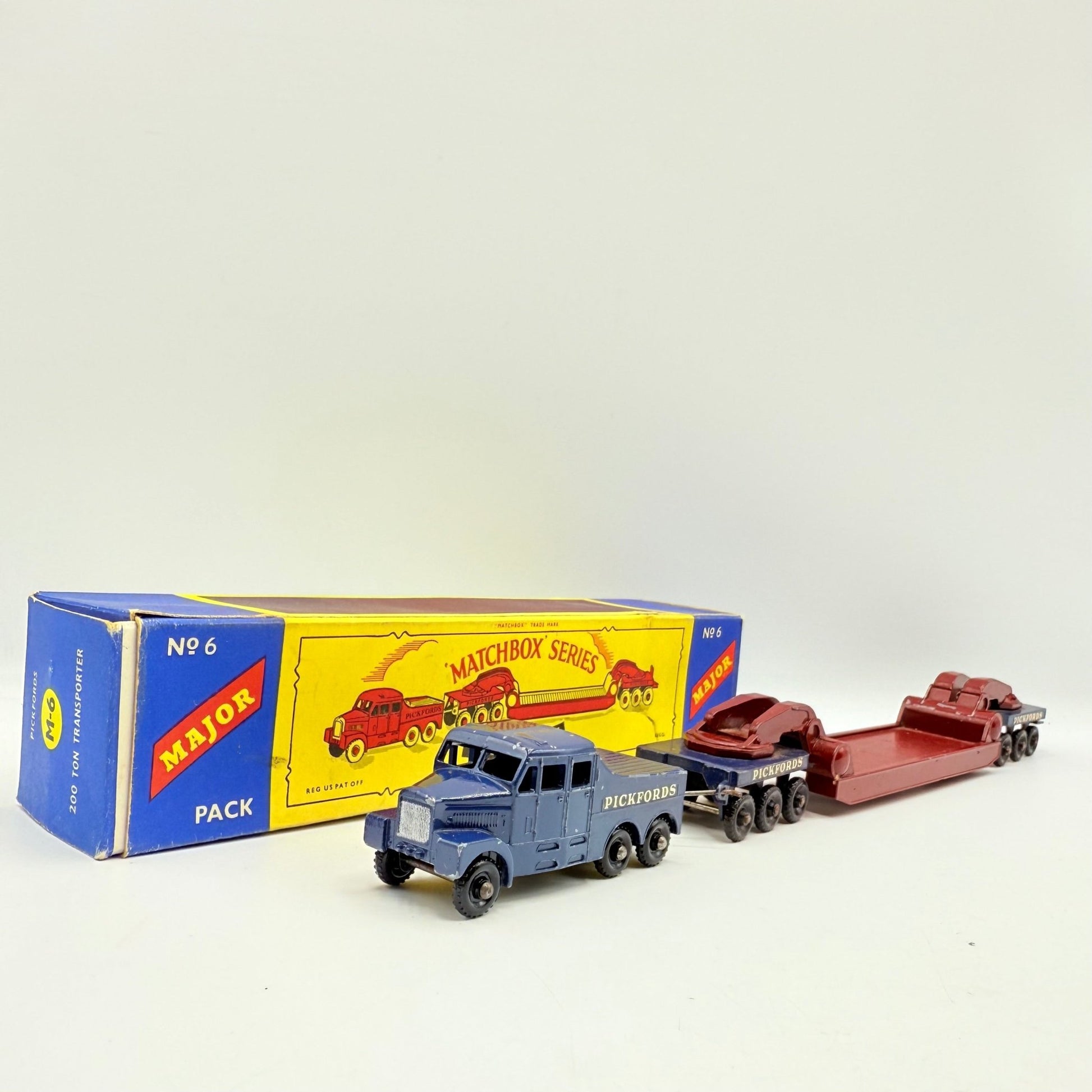 Matchbox Lesney M - 6 200 Ton Transporter Pickfords Major Pack - Magic Matchbox