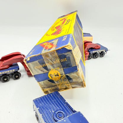 Matchbox Lesney M - 6 200 Ton Transporter Pickfords Major Pack Damaged Box - Magic Matchbox