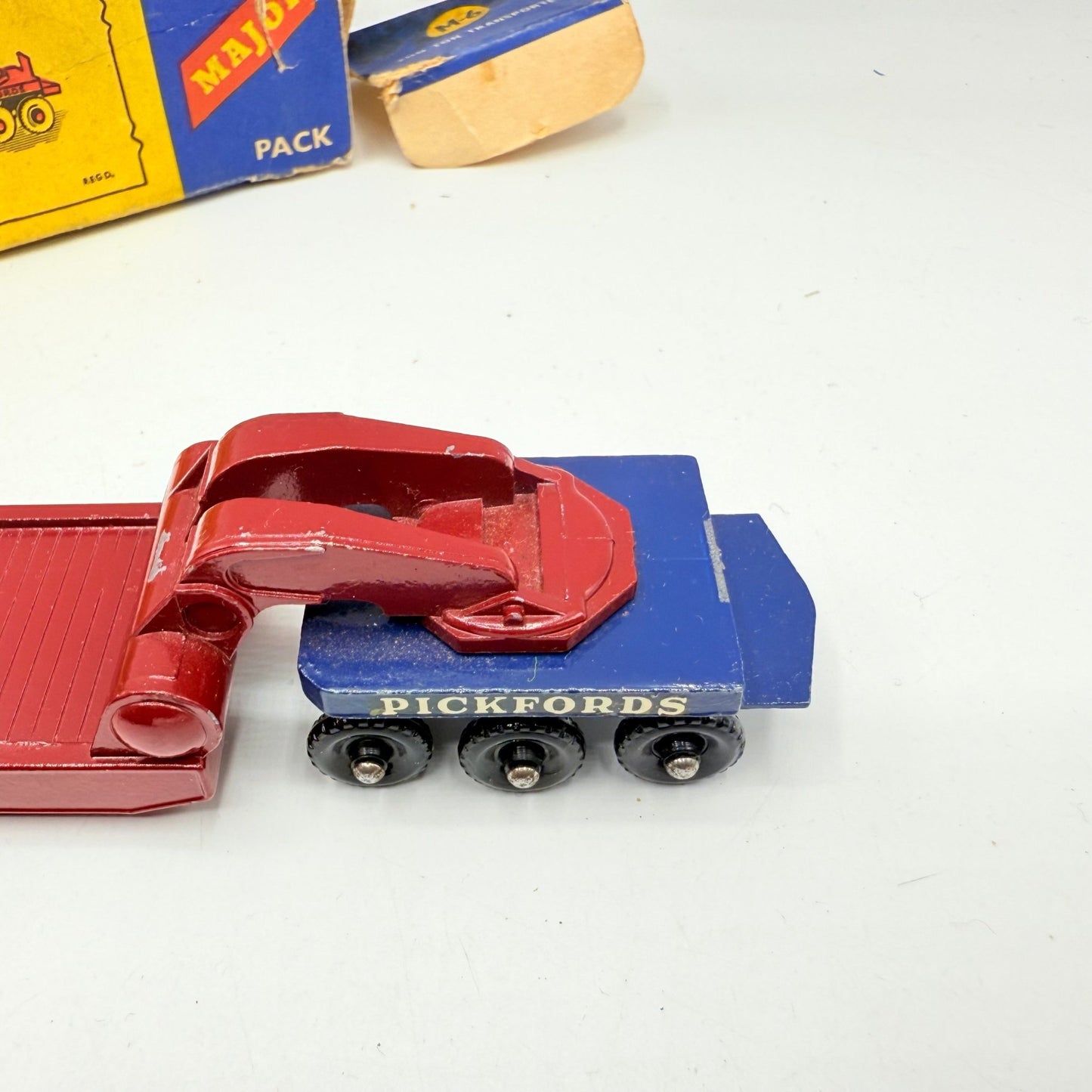 Matchbox Lesney M - 6 200 Ton Transporter Pickfords Major Pack Damaged Box - Magic Matchbox