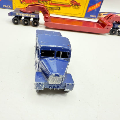 Matchbox Lesney M - 6 200 Ton Transporter Pickfords Major Pack Damaged Box - Magic Matchbox