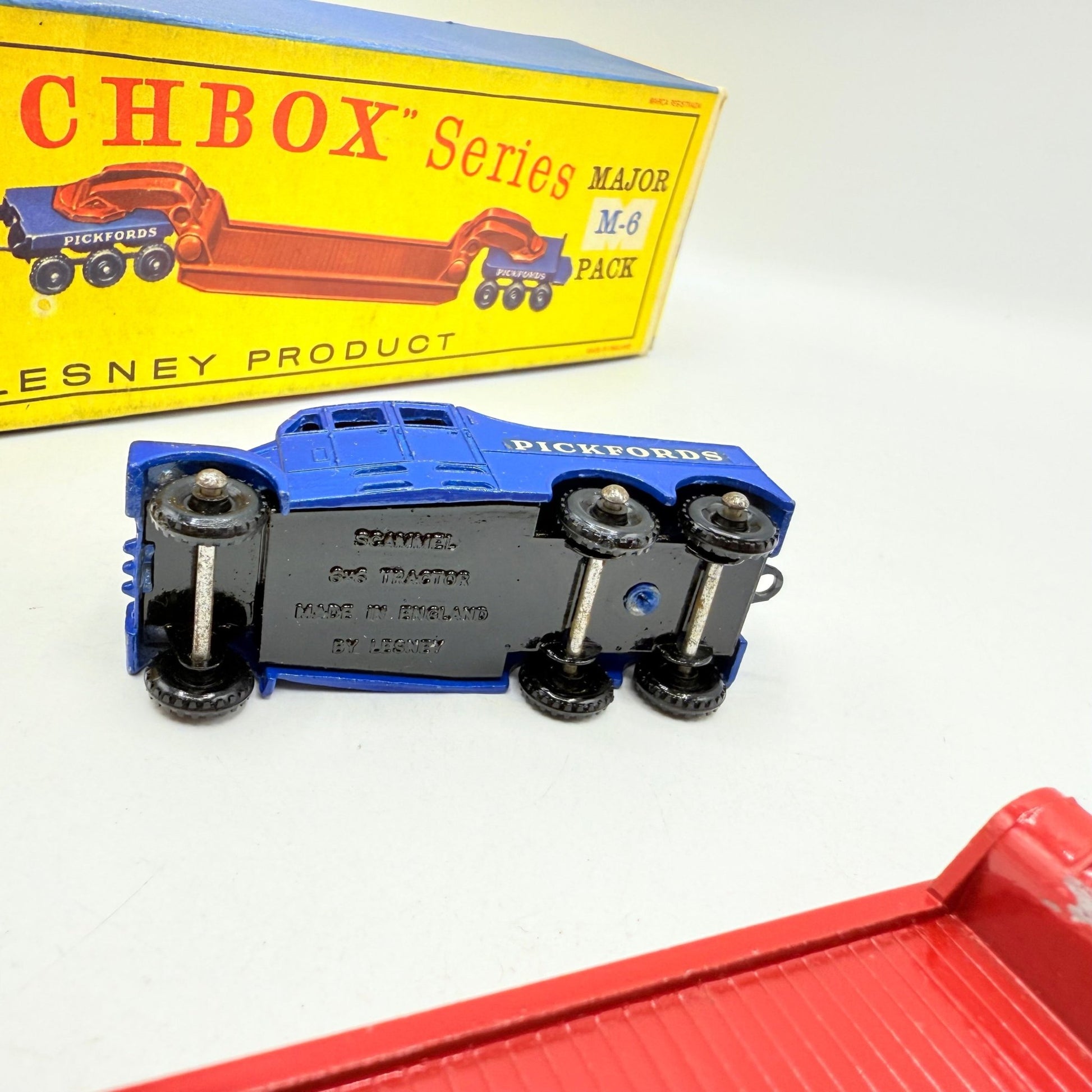 Matchbox Lesney M - 6 200 Ton Transporter Pickfords Major Pack Rare D Box - Magic Matchbox