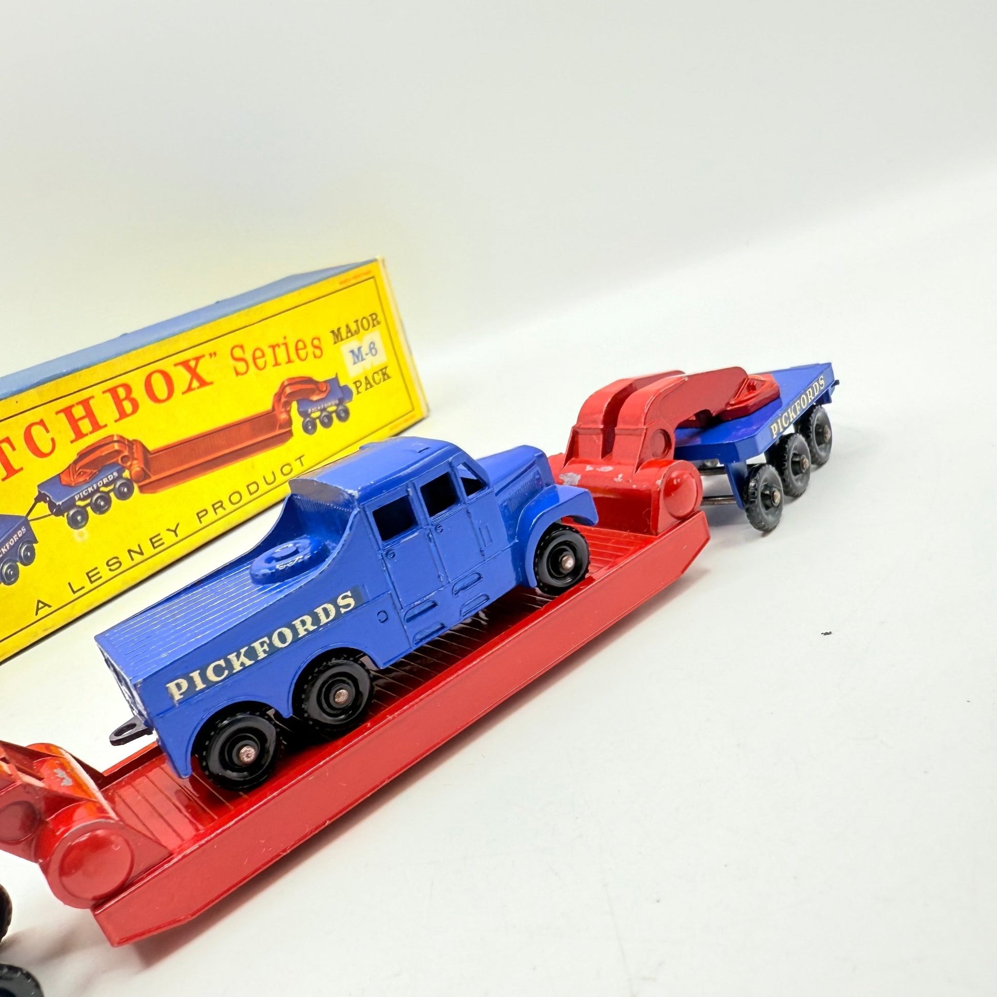 Matchbox Lesney M - 6 200 Ton Transporter Pickfords Major Pack Rare D Box - Magic Matchbox