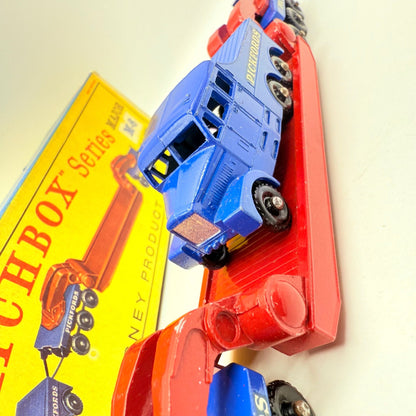 Matchbox Lesney M - 6 200 Ton Transporter Pickfords Major Pack Rare D Box - Magic Matchbox