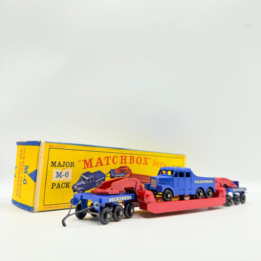 Matchbox Lesney M - 6 200 Ton Transporter Pickfords Major Pack Rare D Box - Magic Matchbox