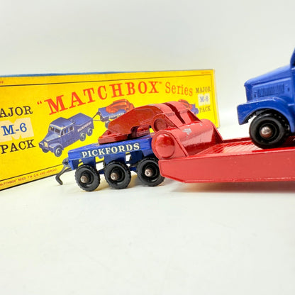 Matchbox Lesney M - 6 200 Ton Transporter Pickfords Major Pack Rare D Box - Magic Matchbox