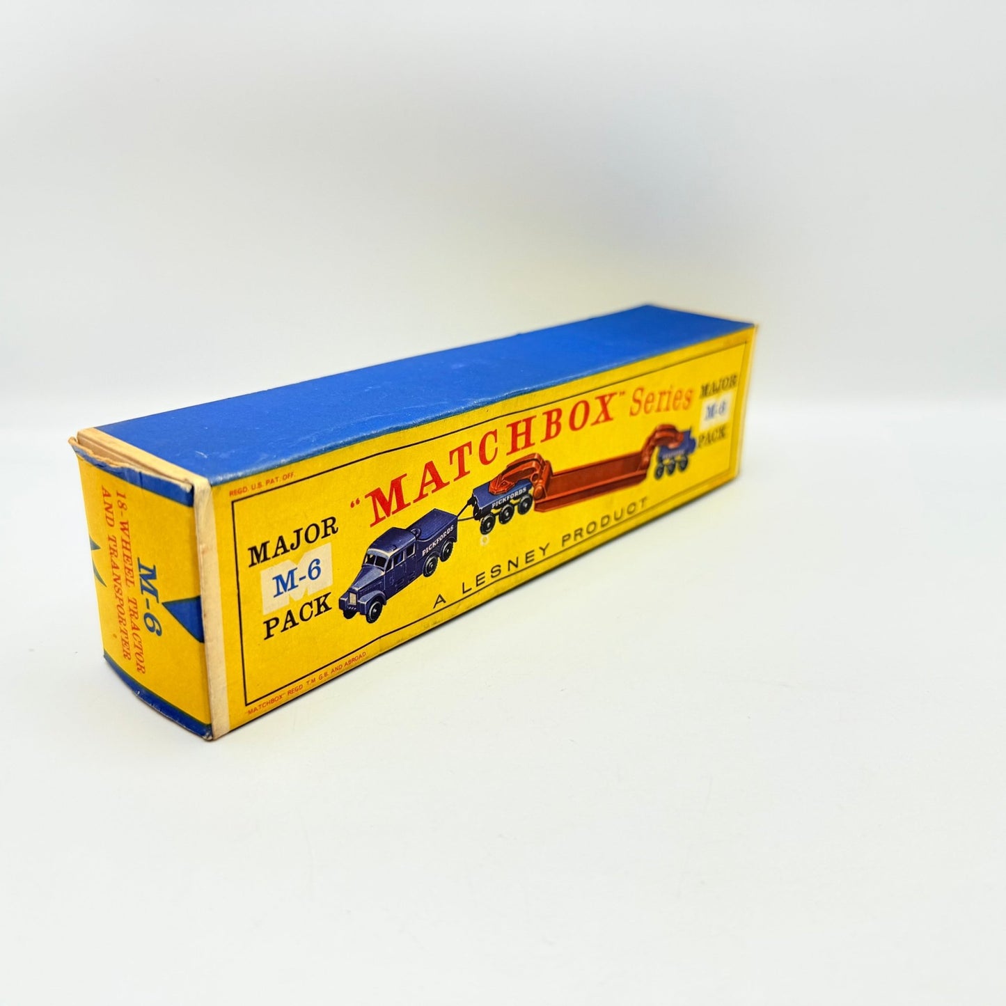 Matchbox Lesney M - 6 200 Ton Transporter Pickfords Major Pack Rare D Box - Magic Matchbox
