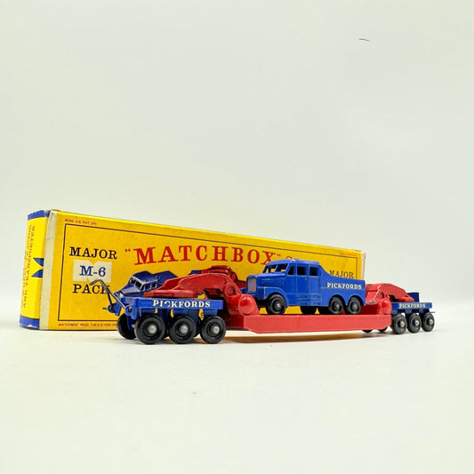Matchbox Lesney M - 6 200 Ton Transporter Pickfords Major Pack Rare D Box - Magic Matchbox