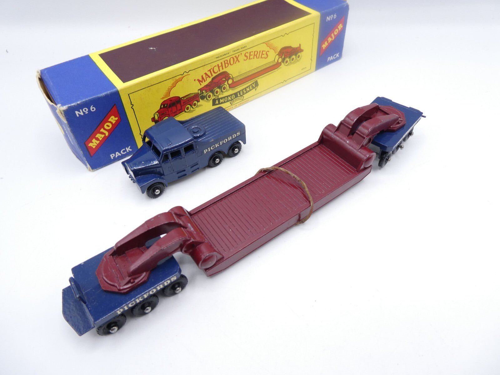 Matchbox Lesney M - 6 Pickford 200 Tin Transporter Major Pack - Magic Matchbox