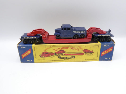 Matchbox Lesney M - 6 Pickfords 200 Tin Transporter Major Pack - Damaged Model - Magic Matchbox