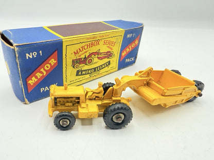 Matchbox Lesney Major Pack M - 1 Caterpillar Earth Scraper - Magic Matchbox