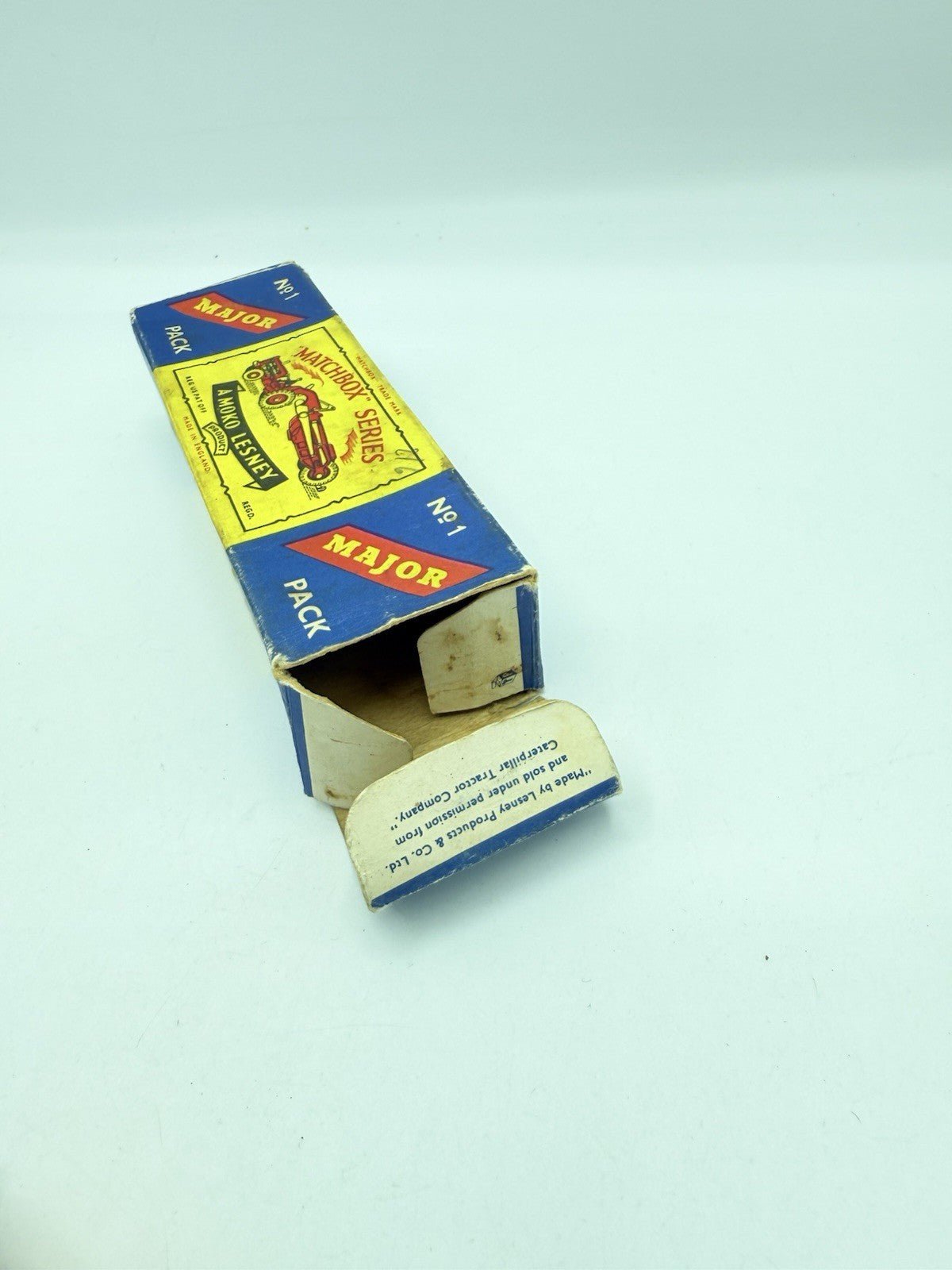 Matchbox Lesney Major Pack M - 1 Caterpillar Earth Scraper - Magic Matchbox
