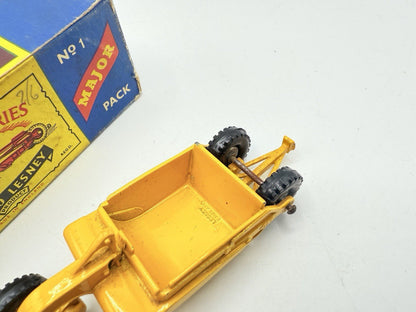 Matchbox Lesney Major Pack M - 1 Caterpillar Earth Scraper - Magic Matchbox