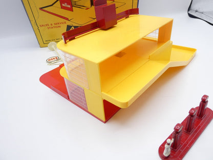 Matchbox Lesney MG - 1 Series Sales and Service Station - Repaired Base - Magic Matchbox