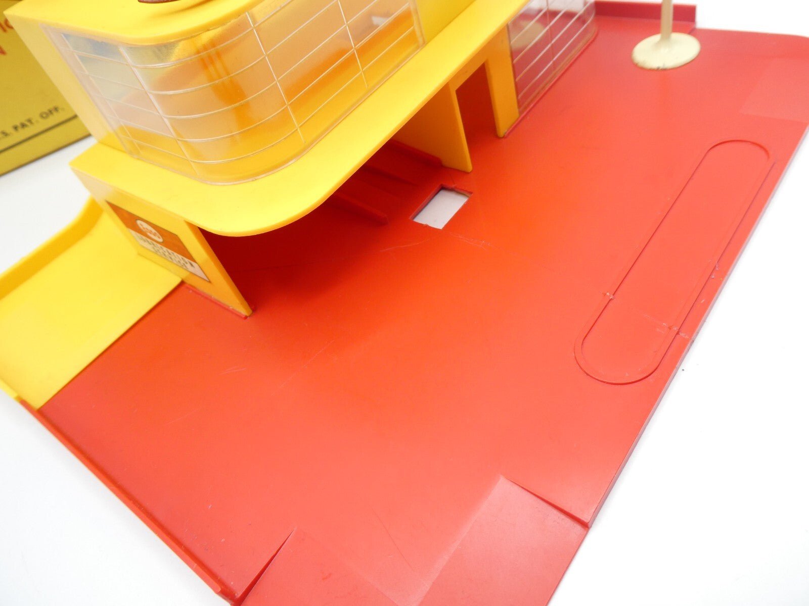 Matchbox Lesney MG - 1 Series Sales and Service Station - Repaired Base - Magic Matchbox