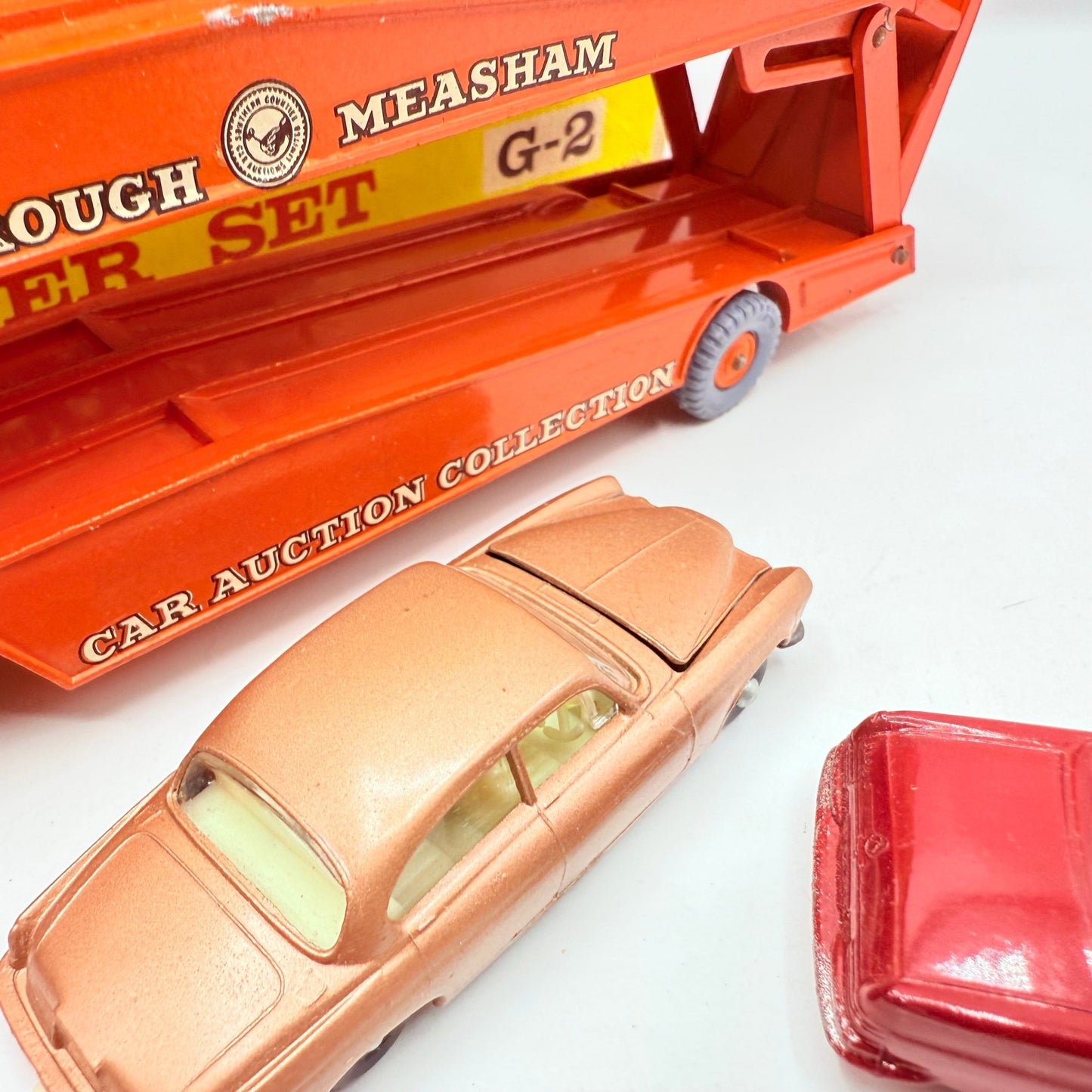 Matchbox Lesney Rare G - 2 Car Transporter Gift Set & Transit Card. - Magic Matchbox