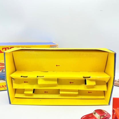 Matchbox Lesney Rare G - 2 Car Transporter Gift Set & Transit Card. - Magic Matchbox