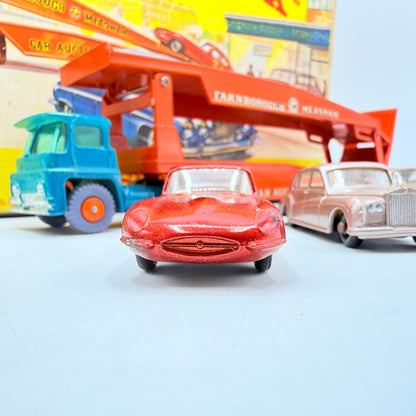 Matchbox Lesney Rare G - 2 Car Transporter Gift Set & Transit Card. - Magic Matchbox