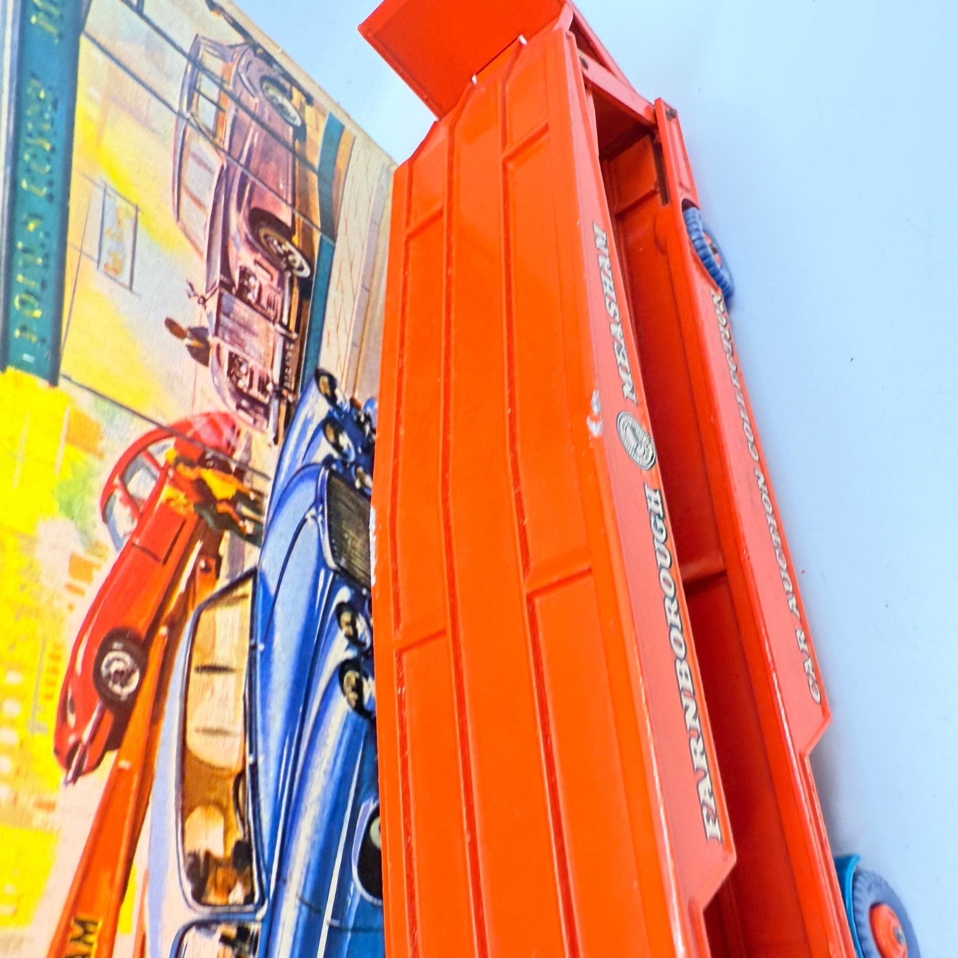 Matchbox Lesney Rare G - 2 Car Transporter Gift Set & Transit Card. - Magic Matchbox