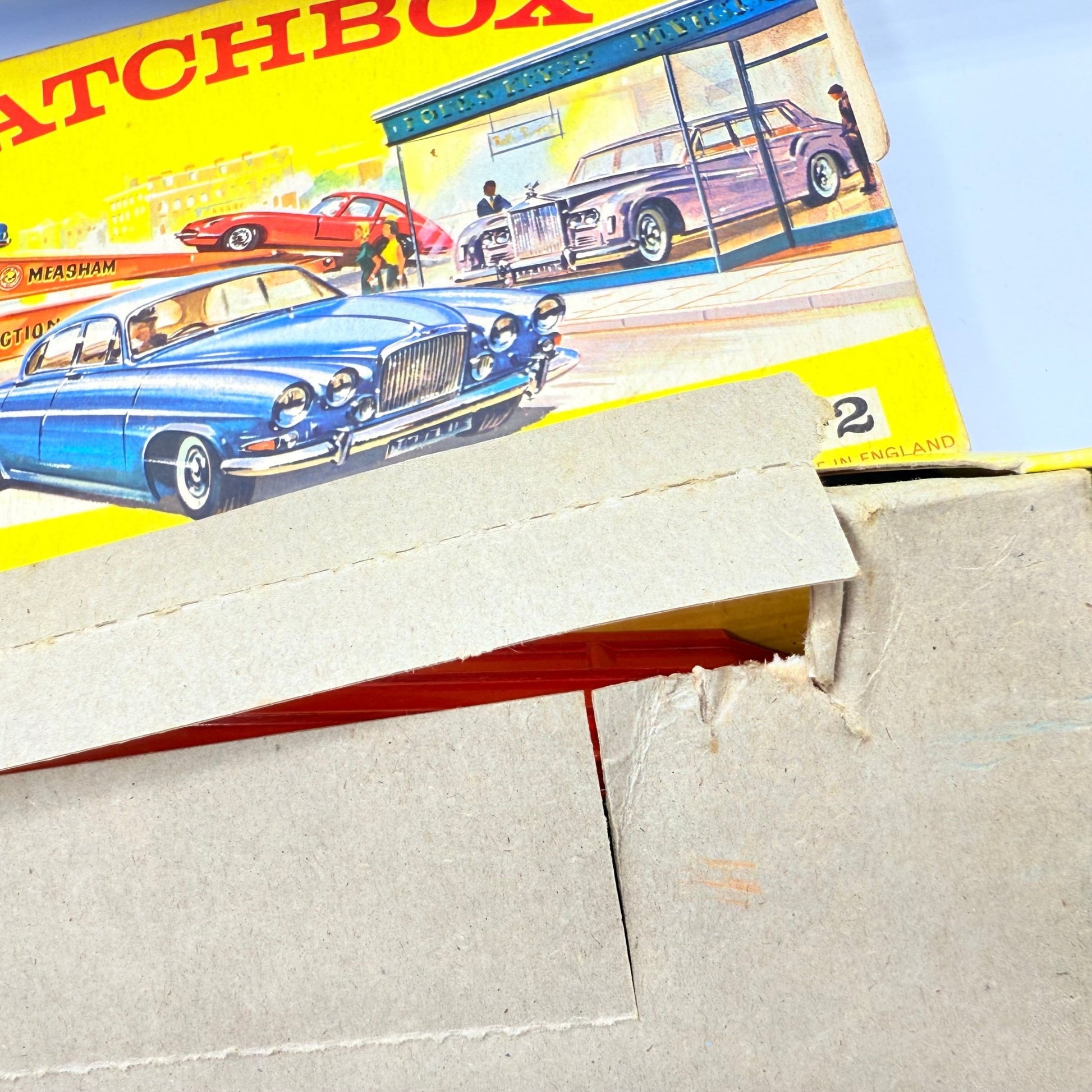 Matchbox Lesney Rare G - 2 Car Transporter Gift Set & Transit Card. - Magic Matchbox