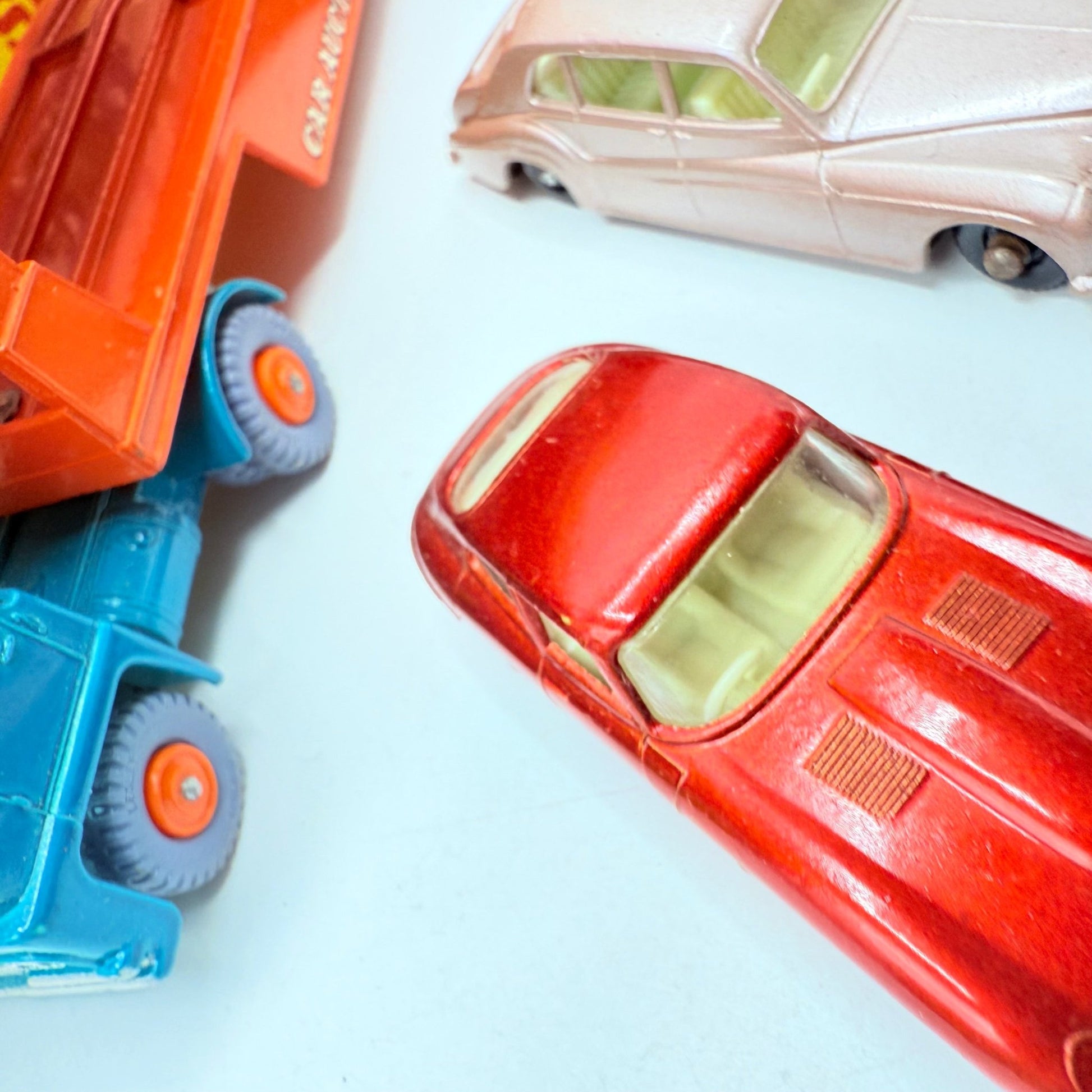 Matchbox Lesney Rare G - 2 Car Transporter Gift Set & Transit Card. - Magic Matchbox