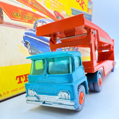 Matchbox Lesney Rare G - 2 Car Transporter Gift Set & Transit Card. - Magic Matchbox