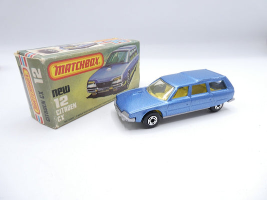 Matchbox Lesney Superfast 12 CITROEN CX Lighter Blue - Very Near Mint - Magic Matchbox