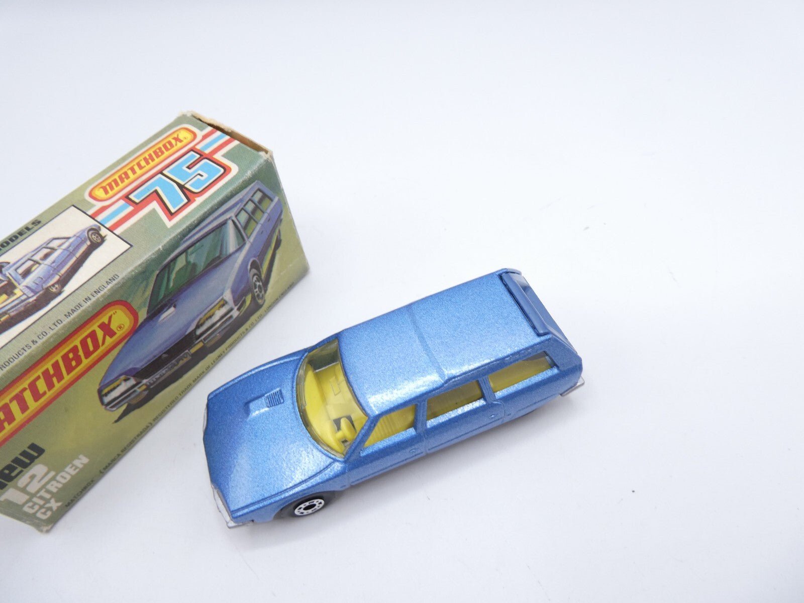 Matchbox Lesney Superfast 12 CITROEN CX Lighter Blue - Very Near Mint - Magic Matchbox