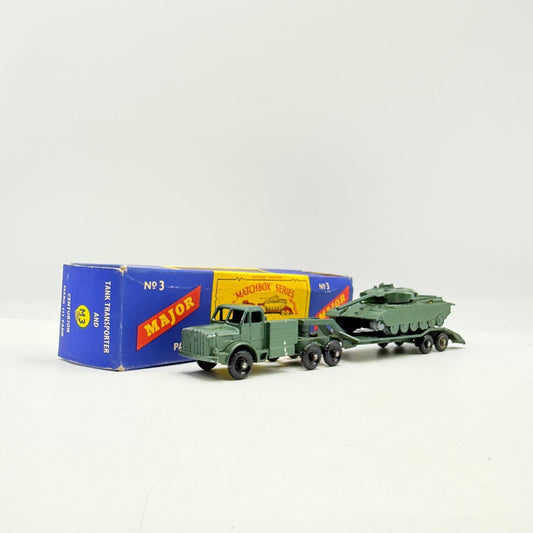 Matchbox Major Pack M3 Thornycraft Antar Tank Transporter - Magic Matchbox