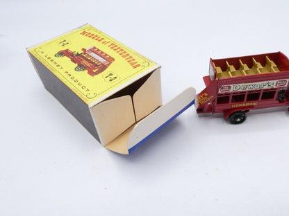 Matchbox Models of Yesteryear Y - 2 Type Bus BLACK WHEELS & DRIVER Rare Box - Magic Matchbox