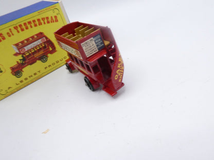 Matchbox Models of Yesteryear Y - 2 Type Bus BLACK WHEELS & DRIVER Rare Box - Magic Matchbox