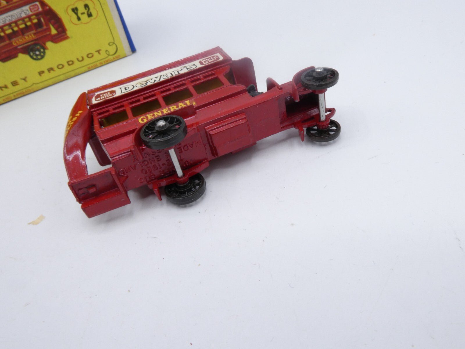 Matchbox Models of Yesteryear Y - 2 Type Bus BLACK WHEELS & DRIVER Rare Box - Magic Matchbox
