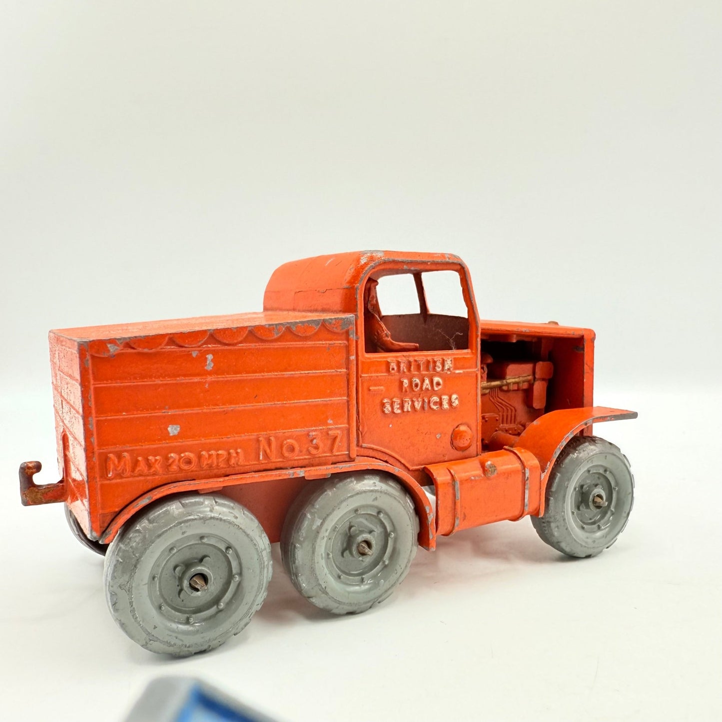 Matchbox Moko Lesney Large Scale Prime Mover + Low Loader Trailer & Caterpillar Bulldozer - Magic Matchbox