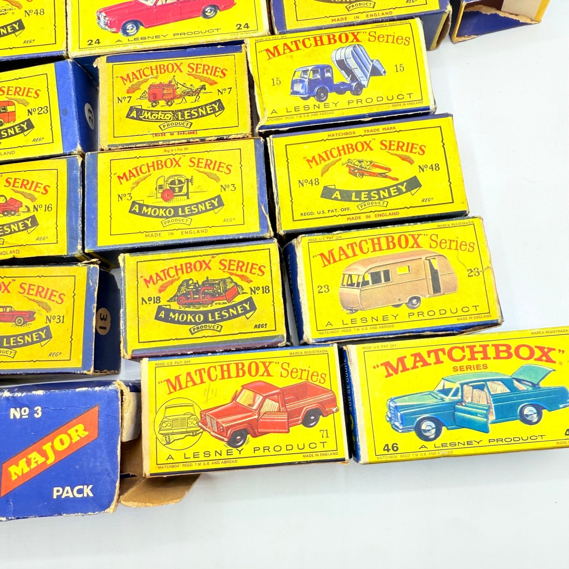 Matchbox Regular Wheels Damaged & Broken Boxes x 50 - Magic Matchbox