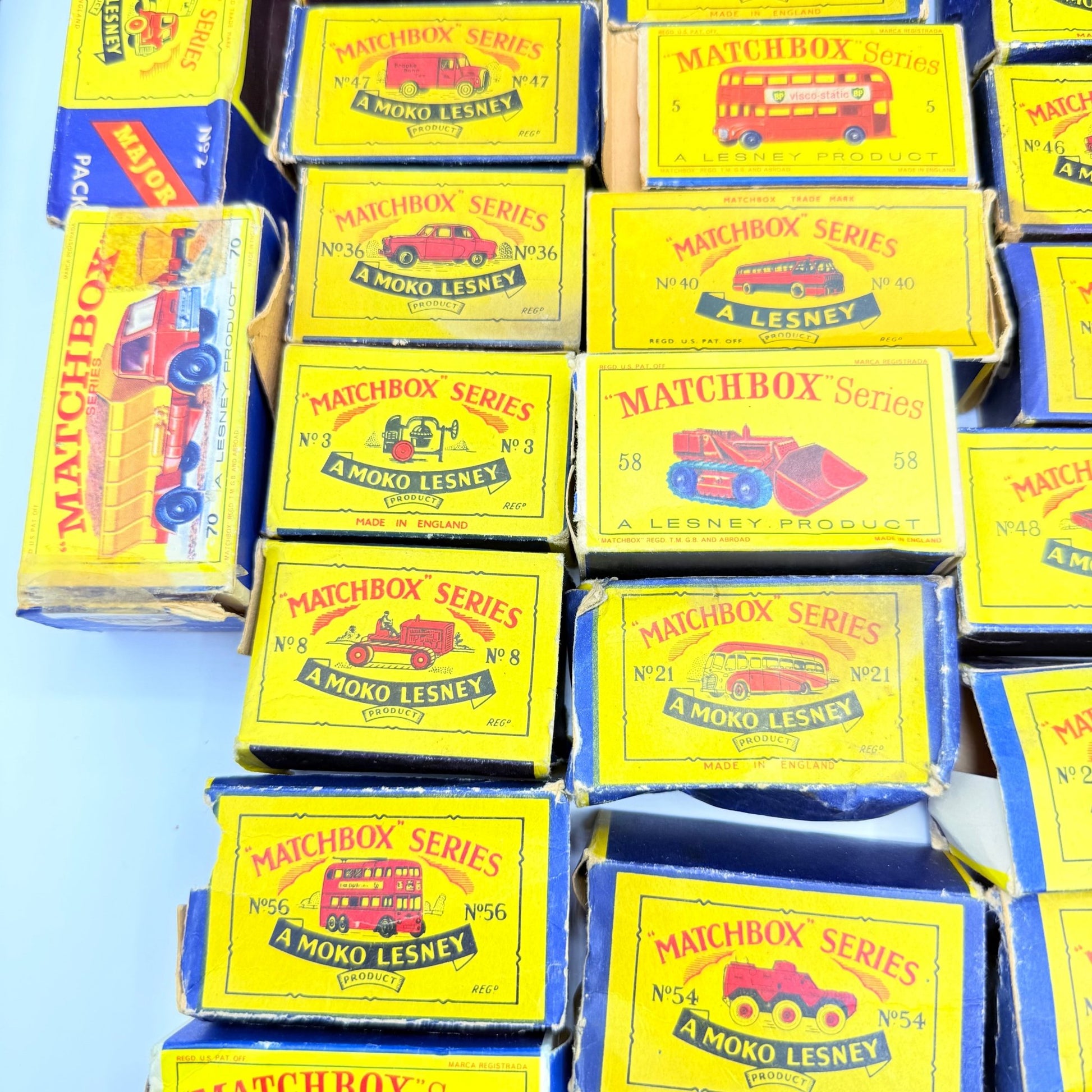 Matchbox Regular Wheels Damaged & Broken Boxes x 50 - Magic Matchbox