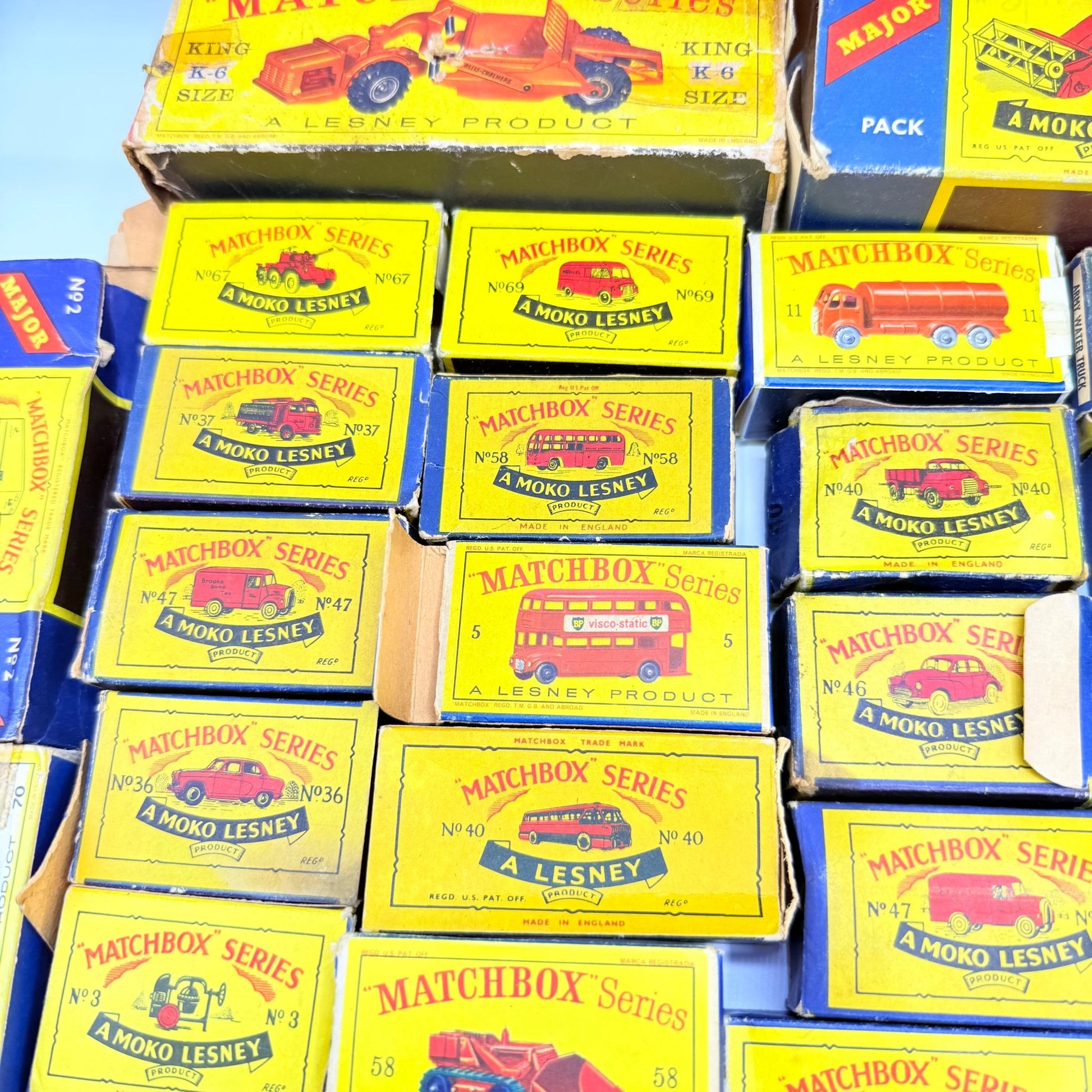 Matchbox Regular Wheels Damaged & Broken Boxes x 50 - Magic Matchbox