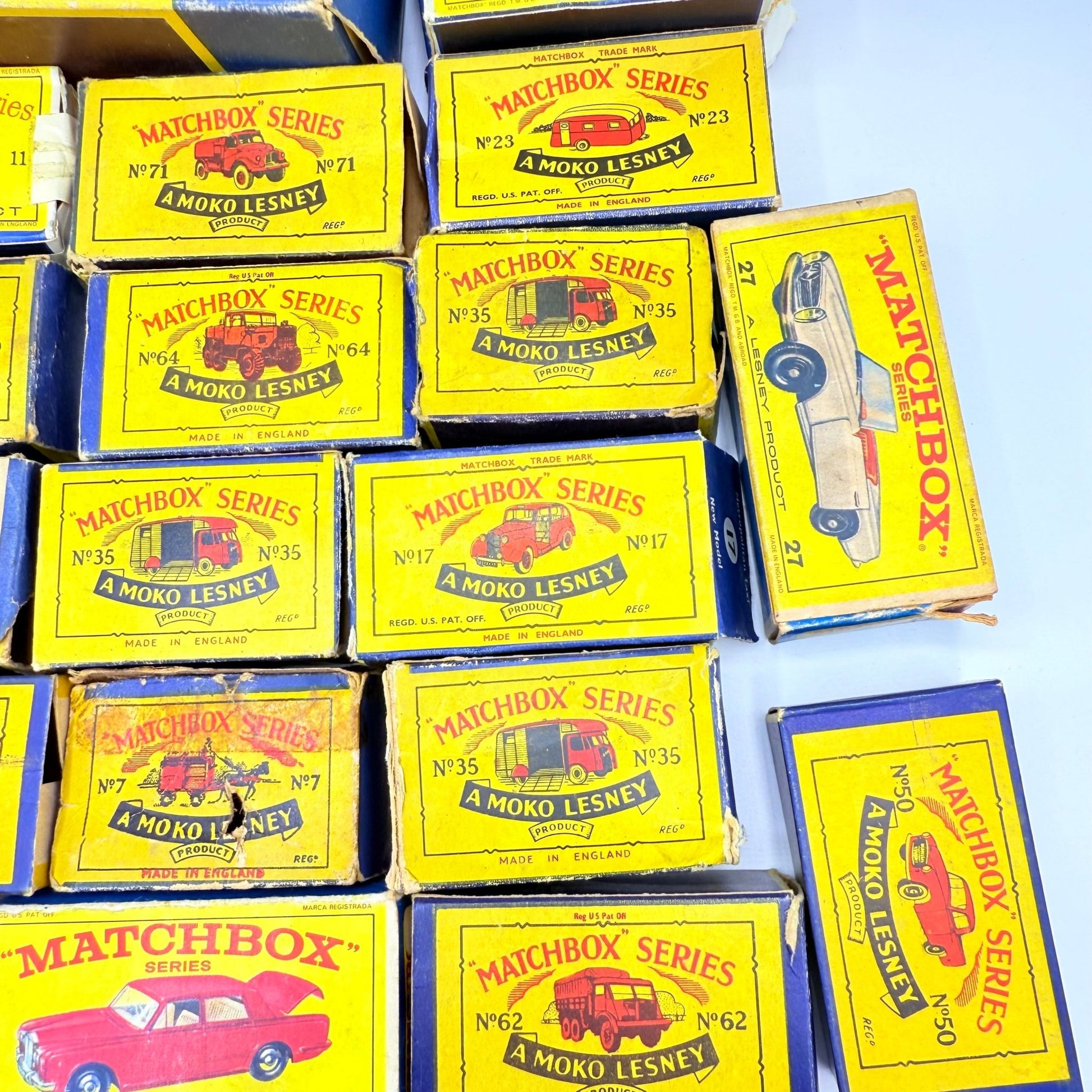 Matchbox Regular Wheels Damaged & Broken Boxes x 50 - Magic Matchbox