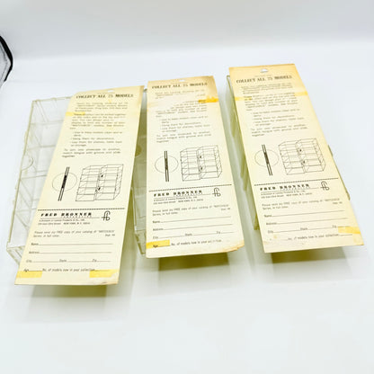 Matchbox Regular Wheels Fred Bronner Corporation US issue display x3 - Magic Matchbox